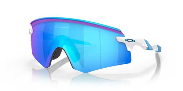 Okulary OAKLEY Encoder Polerowany Biały Prizm Sapphire roz. L