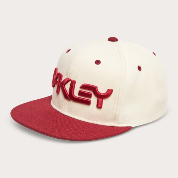 Czapka z daszkiem OAKLEY MARK III Artic white Iron red